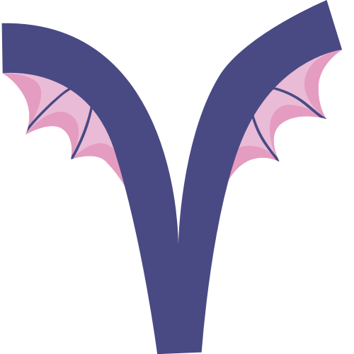 紫色蝙蝠字母V可愛動(dòng)物矢量標(biāo)志圖片 logo png