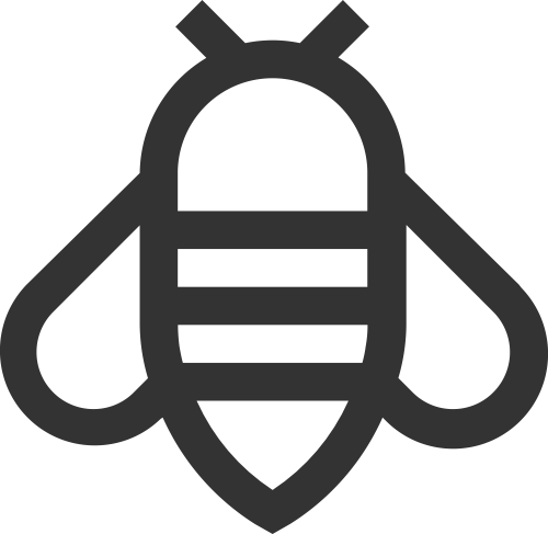 可愛卡通昆蟲蜜蜂矢量圖標(biāo)素材 logo png