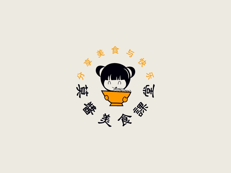 莫醬美食課堂LOGO設(shè)計(jì)
